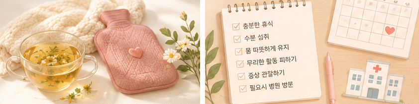 복통이 있을 때 어떻게 하면 좋을까요?