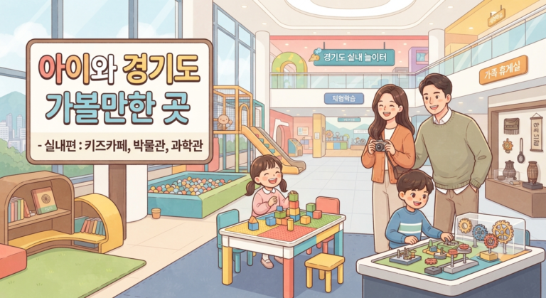 24~36개월 아이와 경기도 가볼만한곳 15곳! 비 오는 날 추천